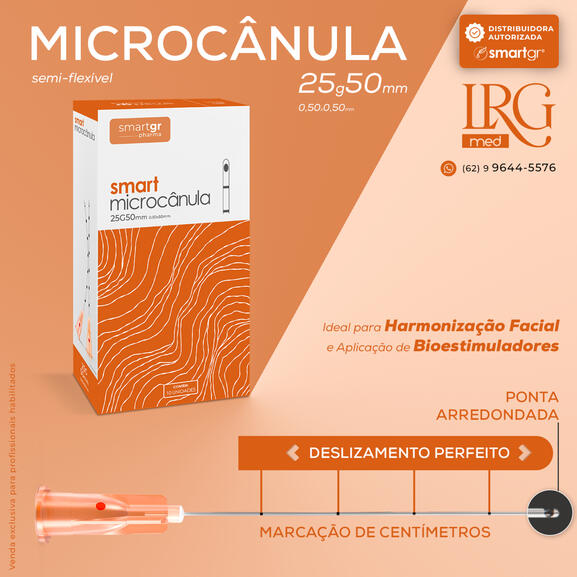 Microcânula 18g70mm