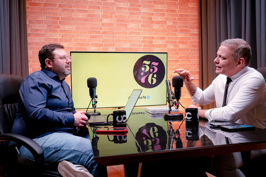 Ivan Grycuk e Dr. Hamilton Couto, durante episódio do PODharmonizar 5576 Ivan Grycuk e Dr. Hamilton Couto, durante episódio do PODharmonizar 5576